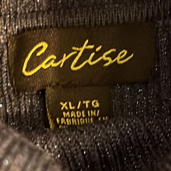 Cartise Blue Wool/Cotton/Cashmere Blend Turtleneck Sweater Size XL NWT - Picture 10 of 11